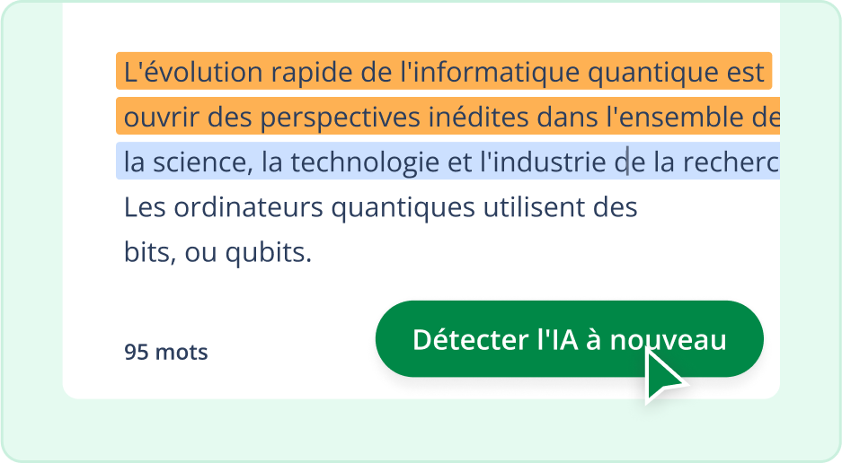 Modifier le contenu du Détecteur IA