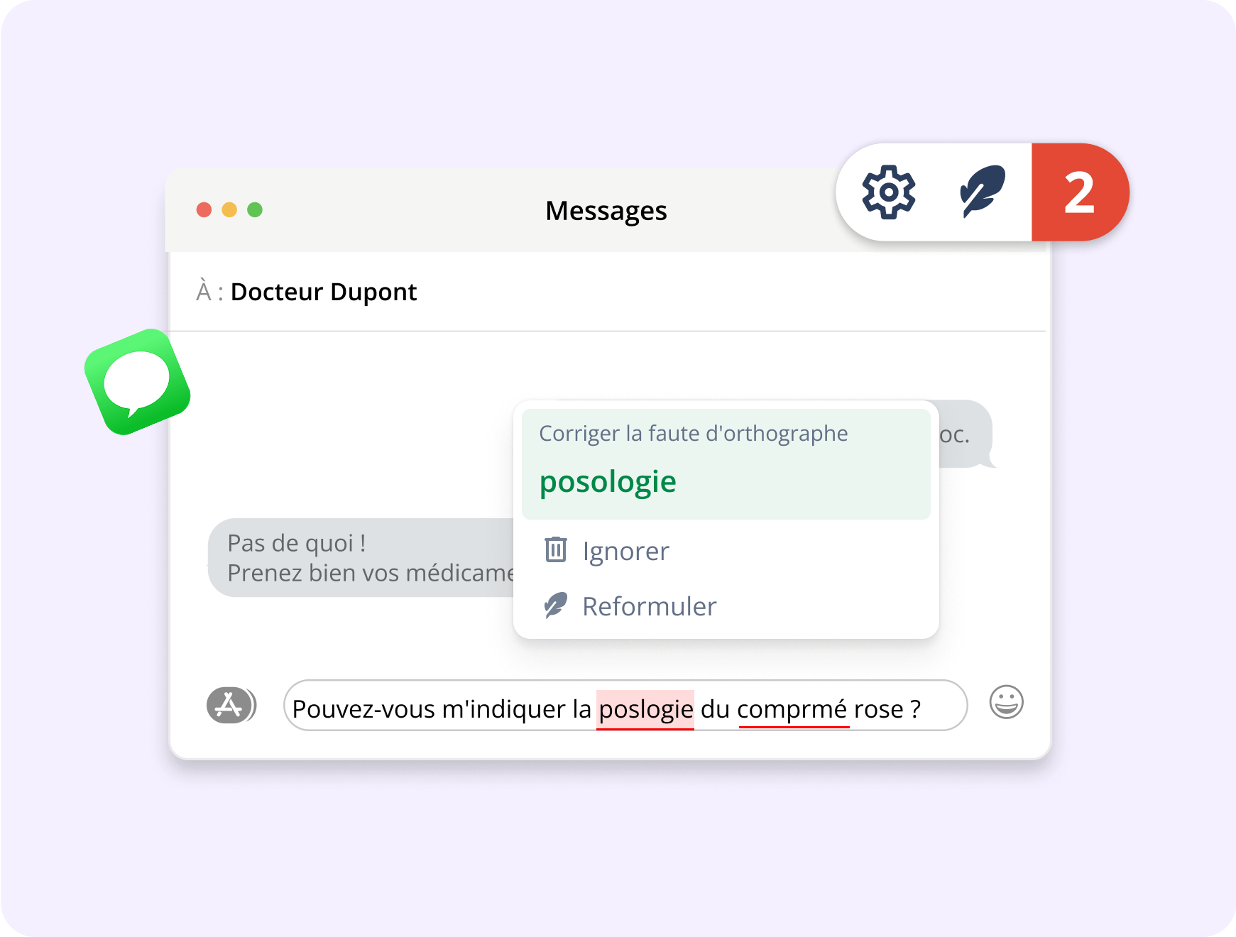 QuillBot pour macOS vous permet d'écrire des e-mails