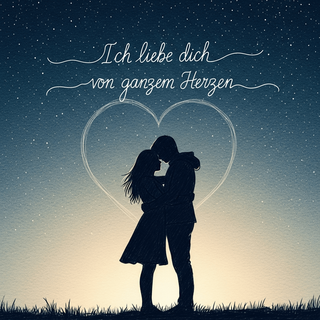 ‚Ich liebe dich von ganzem Herzen‘-Bild