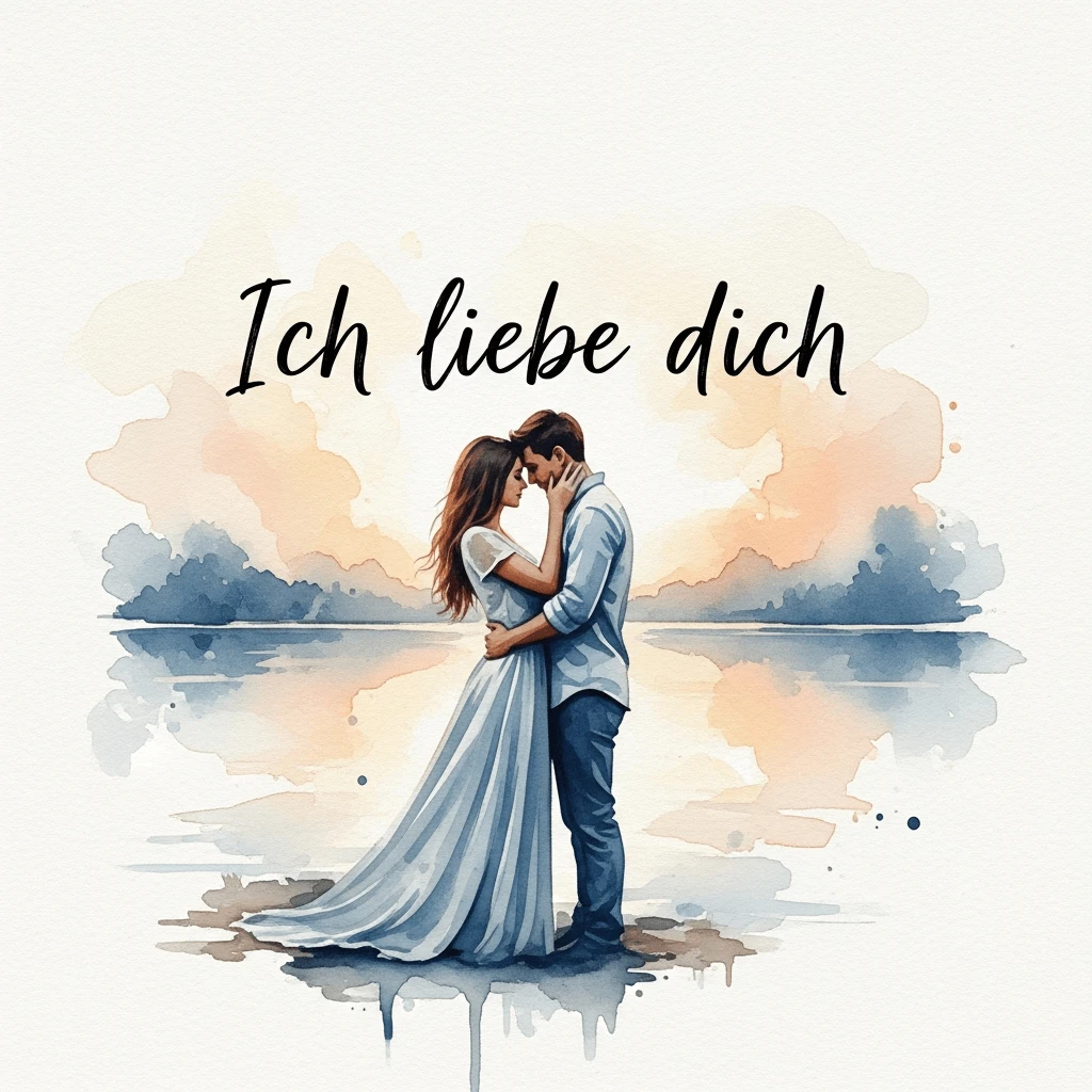 Romantisches Ich-liebe-dich-Bild