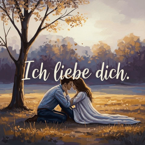 Romantisches Ich-liebe-dich-Bild