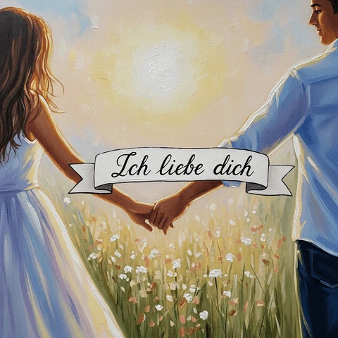 Romantisches Ich-liebe-dich-Bild