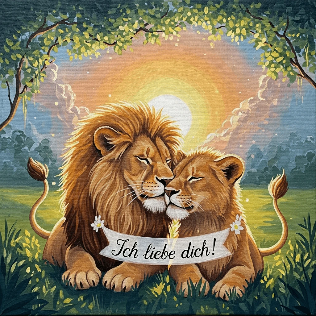 Süßes Valentinstagsbild