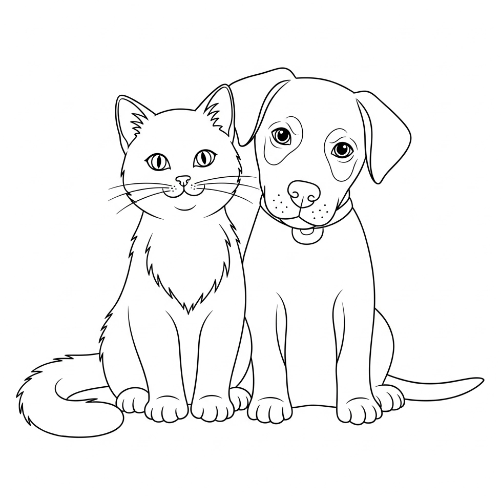 Katzen-Ausmalbild-21