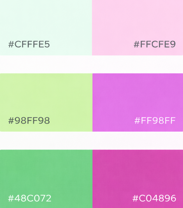 Farbenpalette Komplementaer