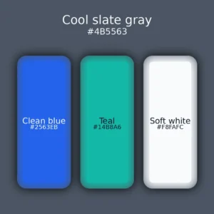 Gray color palette 1