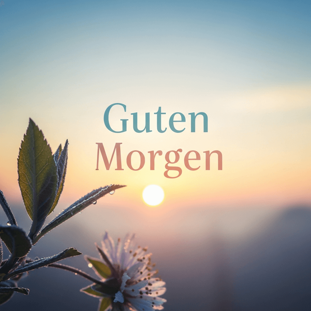 Guten-Morgen-Gruß für Freunde