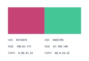 Komplementärfarben Beispiel