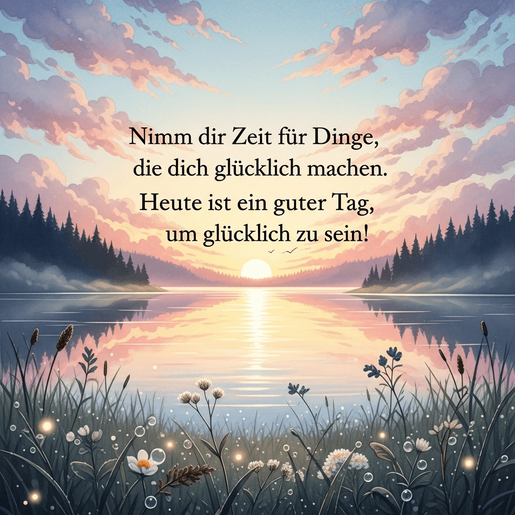 motivierender Guten-Morgen-Gruß literarisch